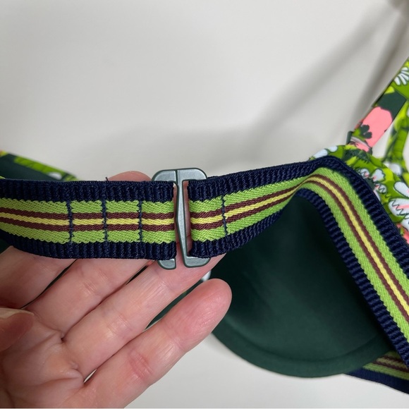 Aerie The Sunny side up floral Bikini Top and High Waisted Bikini Bottom 70’s - Picture 4 of 14